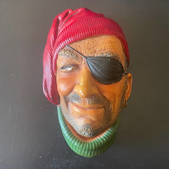 bossons Other - Vintage Bossons chalkhead Smuggler Pirate with eye patch 1964
